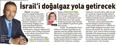 İsrail'i Dogalgaz Yola Getirecek