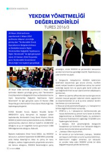 Türkiye Rüzgar Enerjisi Birliği Sektör Toplantısı (TURES 2016/3)